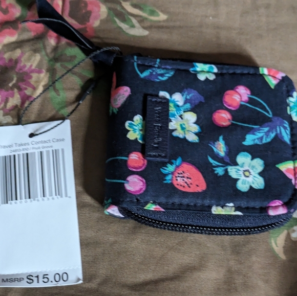 ⭐5for$30 Bundle deal Vera Bradley Travel Takes Contact Case Fruit Grove - Picture 2 of 7